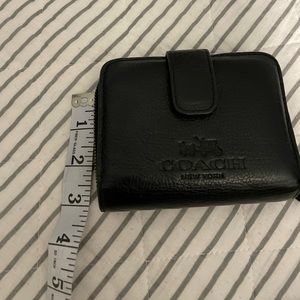 Coach Wallet- black leather